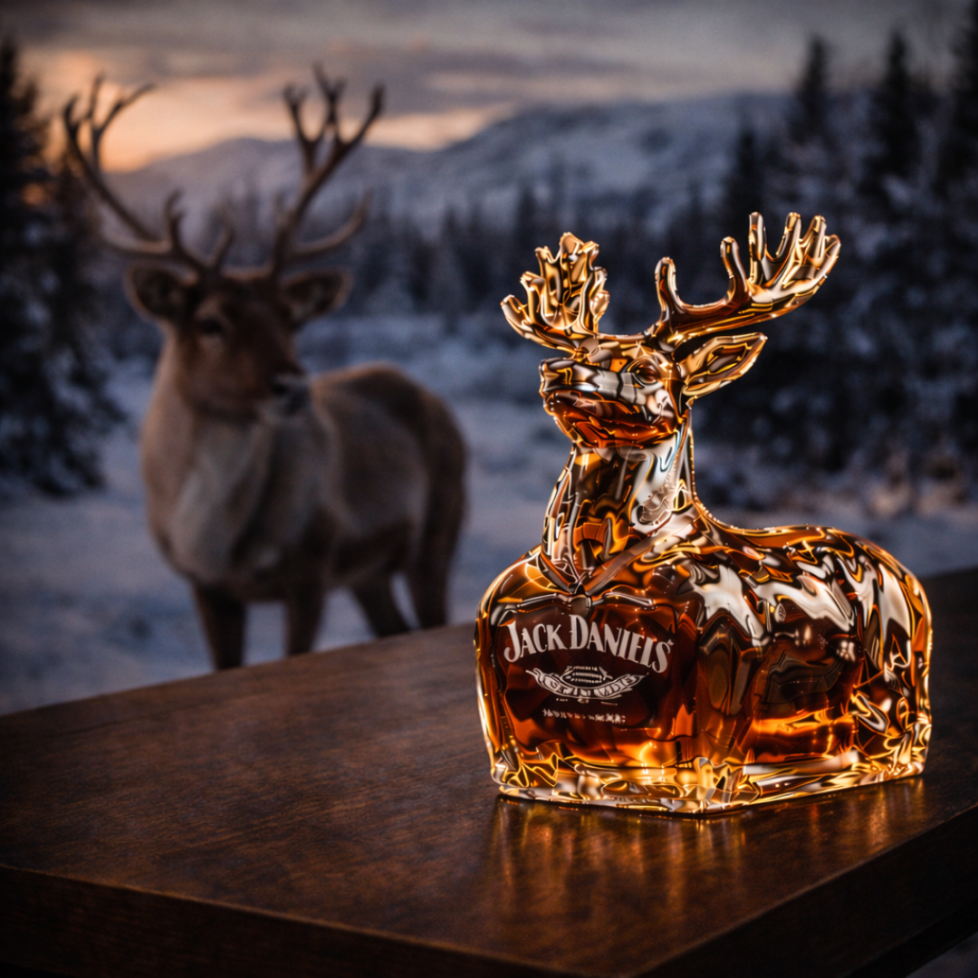 Jack Daniel's Whisky - Edizione Natalizia Renna: Il Regalo Perfetto per le Feste