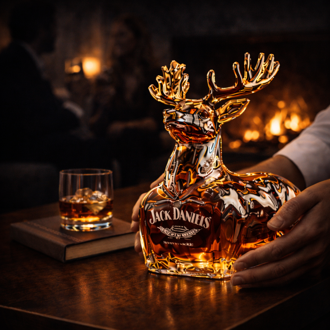Jack Daniel's Whisky - Edizione Natalizia Renna: Il Regalo Perfetto per le Feste